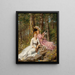 a favorite summer pastime - Henry Joseph Thouron — framed artwork on a wall