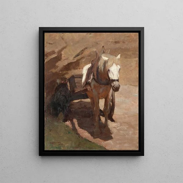 In the sandbox - Henry Keller — framed artwork on a wall