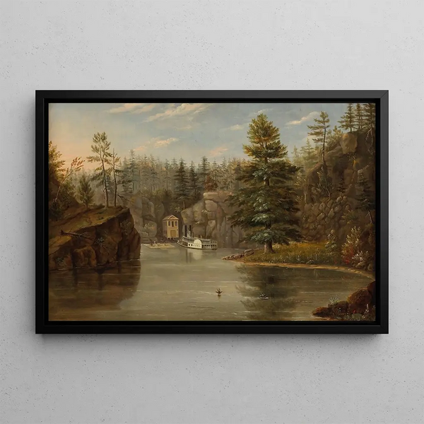 Gorge de la Sainte-Croix - Henry Lewis — framed artwork on a wall
