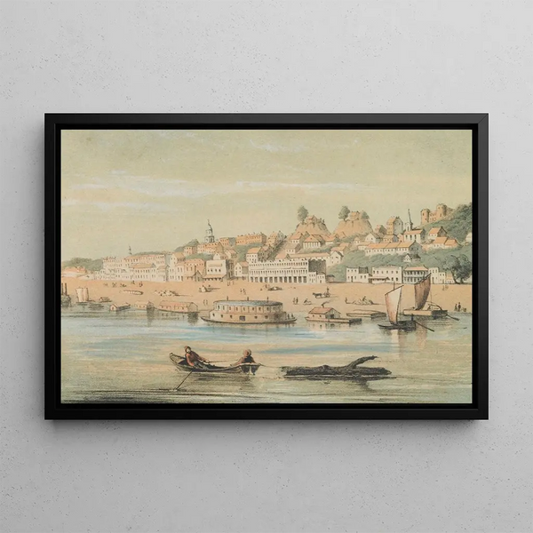 Vicksburg - Henry Lewis — framed artwork on a wall