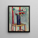 Anémones - Henry Lyman Saen — framed artwork on a wall