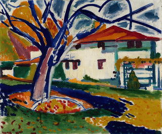 Blue Trees - Henry Lyman Saen — artwork view