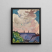 Clouds - Henry Lyman Saen — framed artwork on a wall