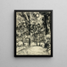 Sunny Path Painting - Henry Lyman Saen — framed artwork on a wall