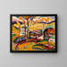 Waterfalls of the Valley I - Henry Lyman Saen — framed artwork on a wall
