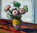 Zinnias - Henry Lyman Saen — artwork view