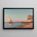 Rives du Bosphore - Henry Malfroy — framed artwork on a wall