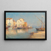 Motif de Martigues - Henry Malfroy — framed artwork on a wall