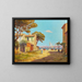 Maritime landscape painting - Henry Malfroy — framed artwork on a wall