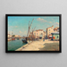 Port du Brusc - Henry Malfroy — framed artwork on a wall