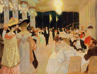 Restaurant scene - Henry Marius Camille Bouvet — artwork view