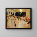 Restaurant scene - Henry Marius Camille Bouvet — framed artwork on a wall