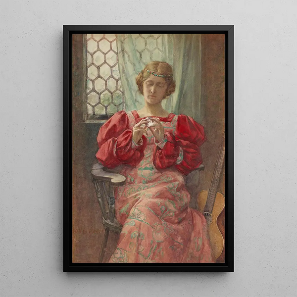Le Cristal - Henry Meynell Rheam — framed artwork on a wall