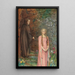 Winter gives way to spring - Henry Meynell Rheam — framed artwork on a wall