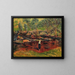 Breton Painting of Pont-Aven with feet in the river - Henry Moret — framed artwork on a wall