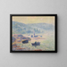 Mist over the Pont-Aven River - Henry Moret — framed artwork on a wall