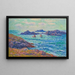 L'Anse des Pilotes, Ouessant - Henry Moret — framed artwork on a wall