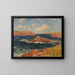 L'île de Kerellec, Ouessant - Henry Moret — framed artwork on a wall
