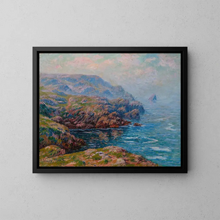 La Terre de Cleden - Henry Moret — framed artwork on a wall