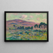 Lande bretonne - Henry Moret — framed artwork on a wall