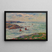 L'entrée du port de Doëlan, Finistère - Henry Moret — framed artwork on a wall