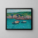 Les barques Dolan - Henry Moret — framed artwork on a wall