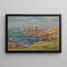 Les Rochers d'Ouessant - Henry Moret — framed artwork on a wall