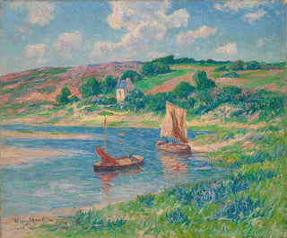 Les Sableurs de Pont-Aven - Henry Moret — artwork view