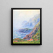 Morning Misty Painting in Ouessant - Henry Moret — framed artwork on a wall