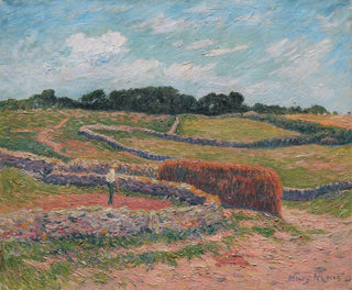 Ouessant, the field walls - Henry Moret — artwork view