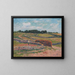 Ouessant, the field walls - Henry Moret — framed artwork on a wall