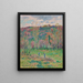 Winter Landscape Painting towards Pont-Aven - Henry Moret — framed artwork on a wall