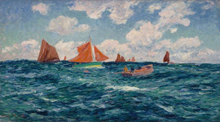 Fishermen Offshore - Henry Moret — artwork view