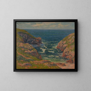 Port Lamatte - Henry Moret — framed artwork on a wall