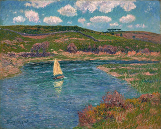 Rivière de Pont-Aven, Finistère - Henry Moret — artwork view