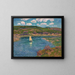 Rivière de Pont-Aven, Finistère - Henry Moret — framed artwork on a wall