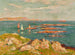White sail, red sail in Brittany - Henry Moret — artwork view