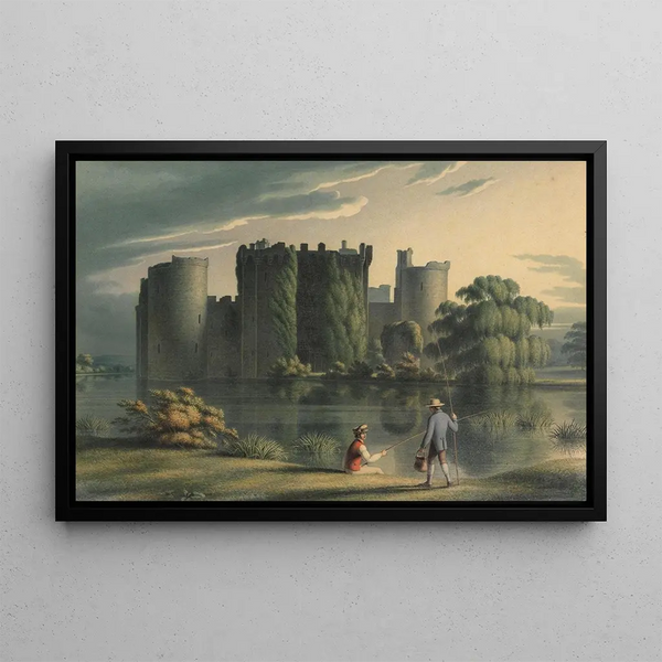 Château de Bodiam - Henry Morton — framed artwork on a wall