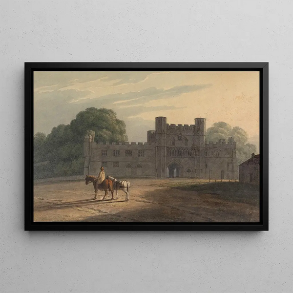 Entrance of Battle Abbey - Henry Morton — framed artwork on a wall