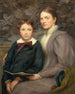 Mrs. William T. Evans and her son - Henry Oliver Walker — artwork view