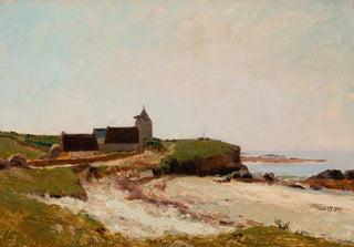 the old mill near the sea in Concarneau, Brittany - Henry Orne Ryder — artwork view