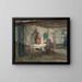 And He Disappeared from Their Sight - Henry Ossawa Tanner — framed artwork on a wall