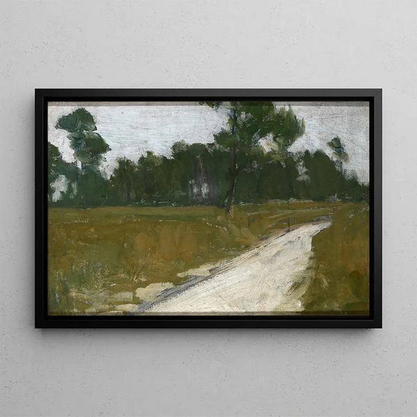 Chemin de campagne en France - Henry Ossawa Tanner — framed artwork on a wall