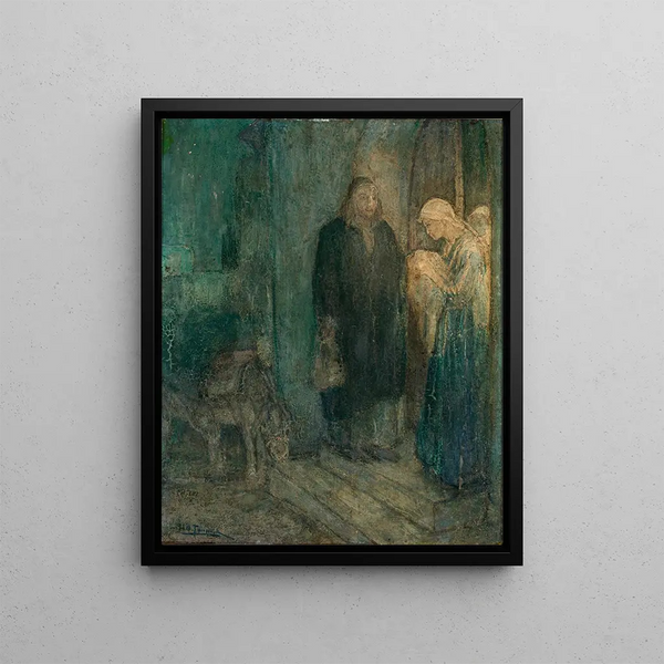 Departure to Egypt - Henry Ossawa Tanner — framed artwork on a wall