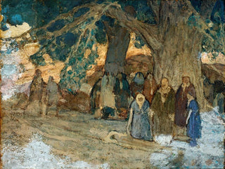 He healed the sick - Henry Ossawa Tanner — artwork view