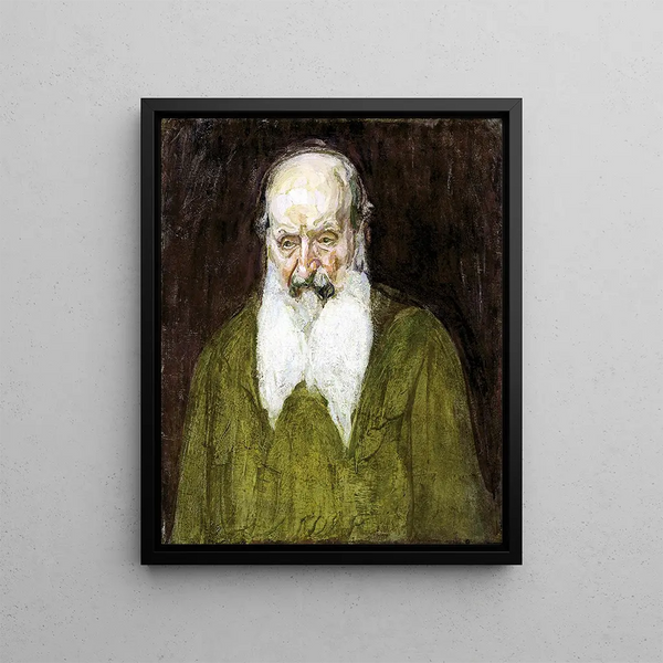 Head of a Jew in Palestine - Henry Ossawa Tanner — framed artwork on a wall