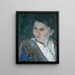Head of a Woman in Jerusalem - Henry Ossawa Tanner — framed artwork on a wall