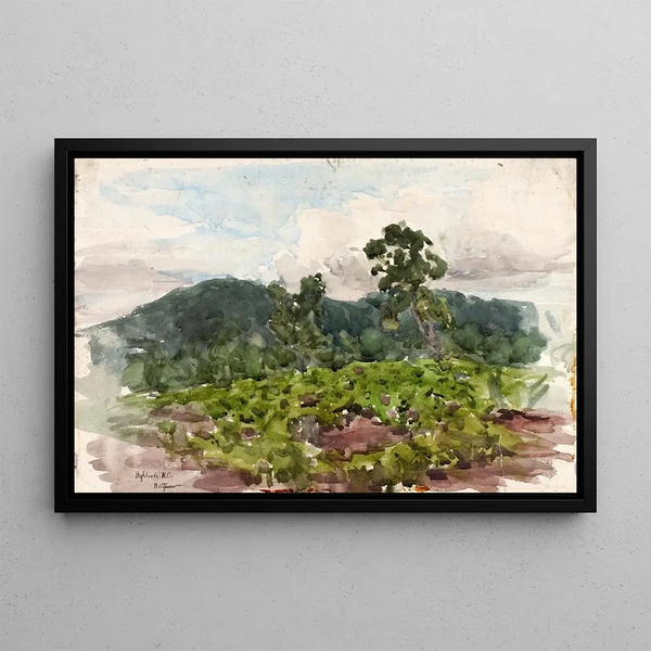 Highlands, North Carolina - Henry Ossawa Tanner — framed artwork on a wall