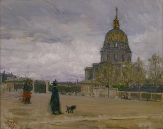 Les Invalides in Paris - Henry Ossawa Tanner — artwork view