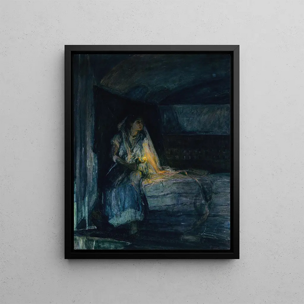 Marie - Henry Ossawa Tanner — framed artwork on a wall